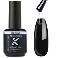 KODIES GEL Glassy Gel Top Coat No Wipe Shine Finish Gel Nail Polish 15ML Semi Permanent UV Sealant All for Manicure Primer Nails 2