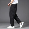 New Cargo Pants Men's Loose Straight Oversize Clothing Solid Grey Versatile Work Wear Black Joggers Cotton Casual Male Trousers 5