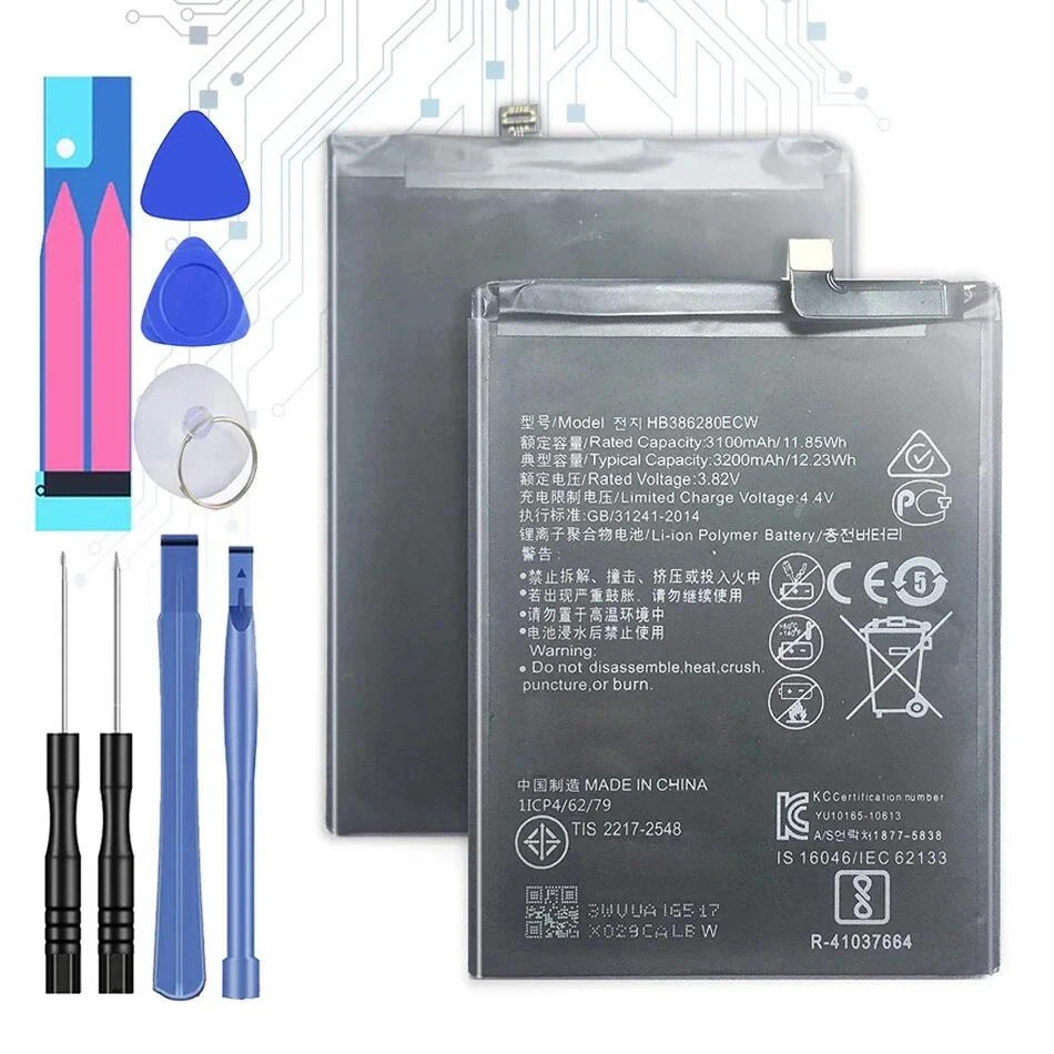 

Новый аккумулятор для телефона HB386280ECW 3200 мАч для Huawei P10
