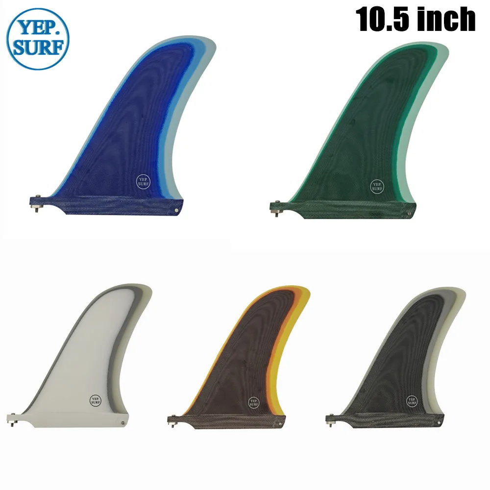 Paddle Board Longboard Single Fins 10.5 Pollici Di Lunghezza Tavola Da Surf In Fibra Di Vetro Fin Center Fin Sup Board Accessori