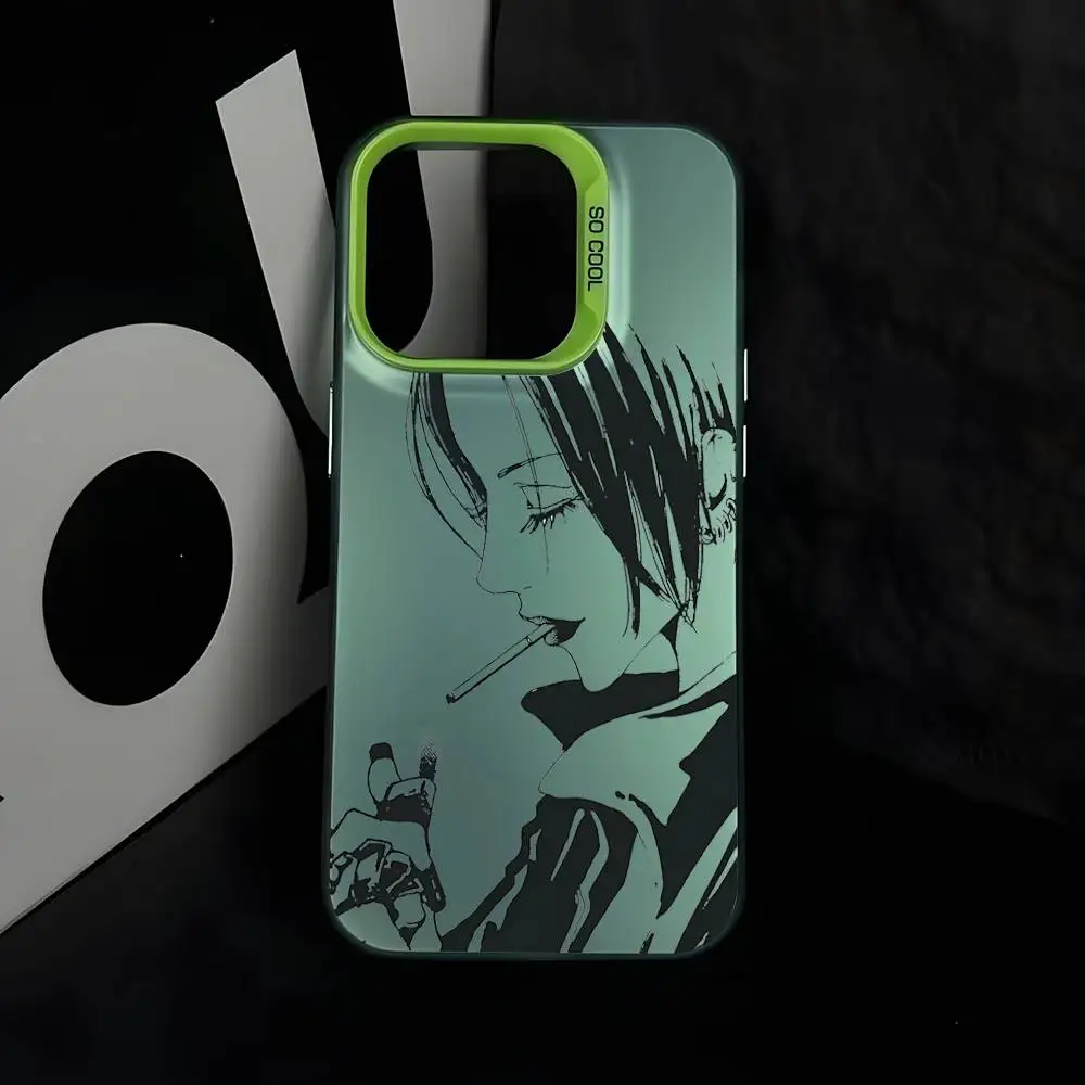 Vibrant Colorful Silver Anime N-Nana Osaki Phone Case