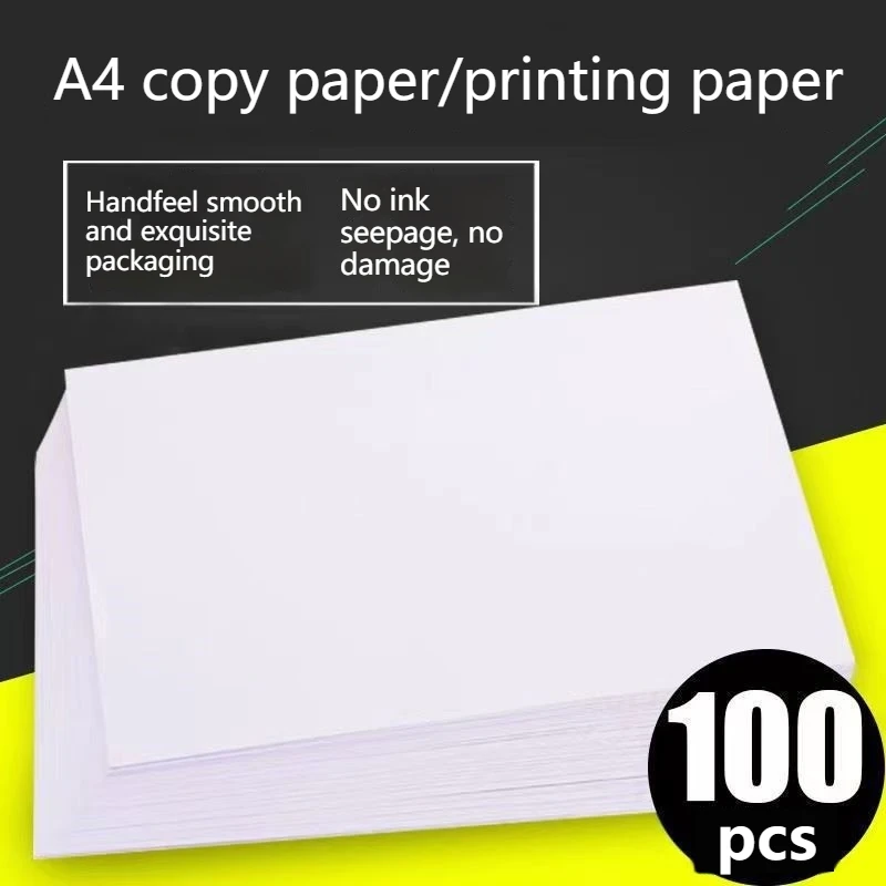 A4 Paper 70 Grams Of Photocopy Paper 80 Grams Of White 100 Sheets Double-Sided Anti-Static Office Printing Wholes