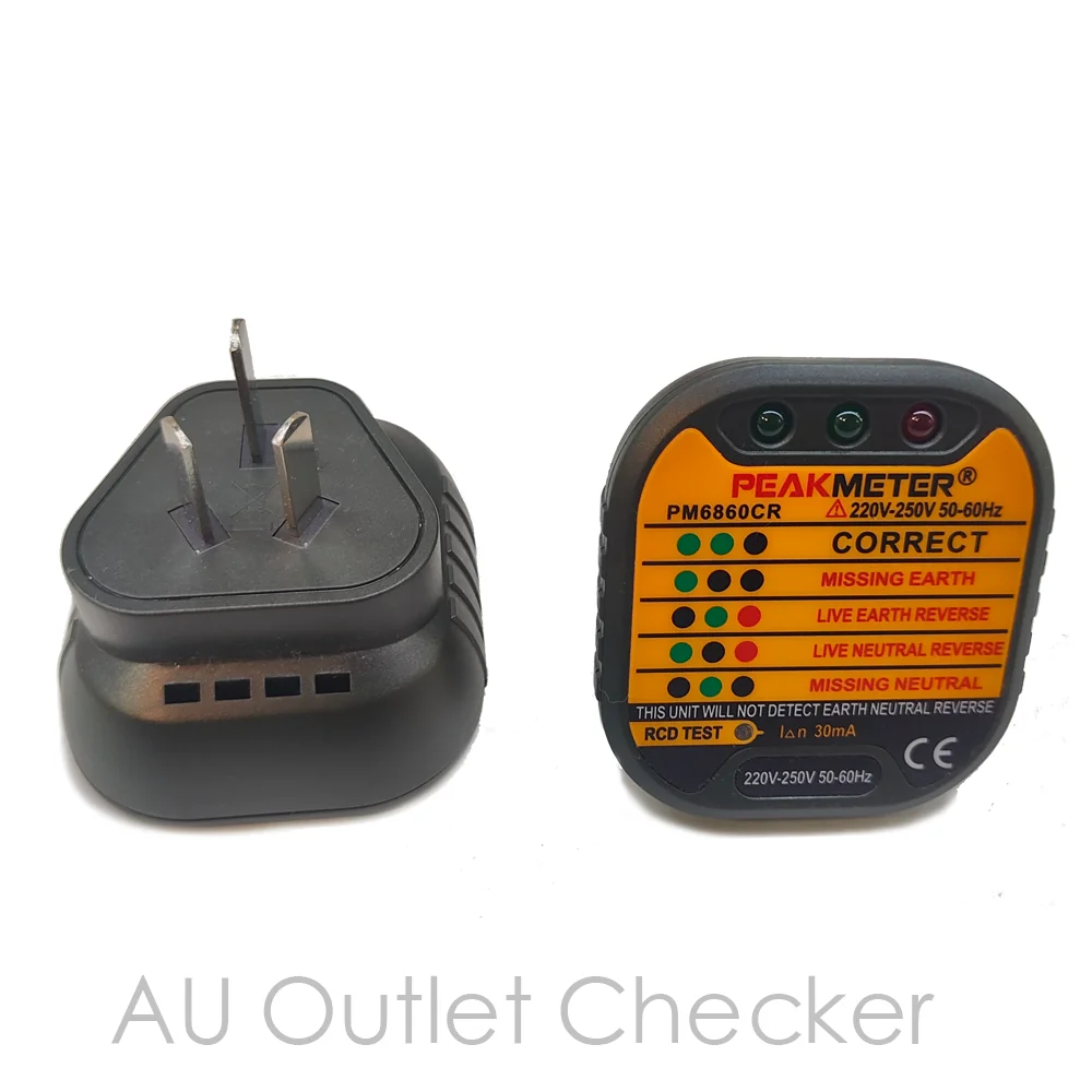 Earthing socket tester for US outlet UK Outlet EU Outlet