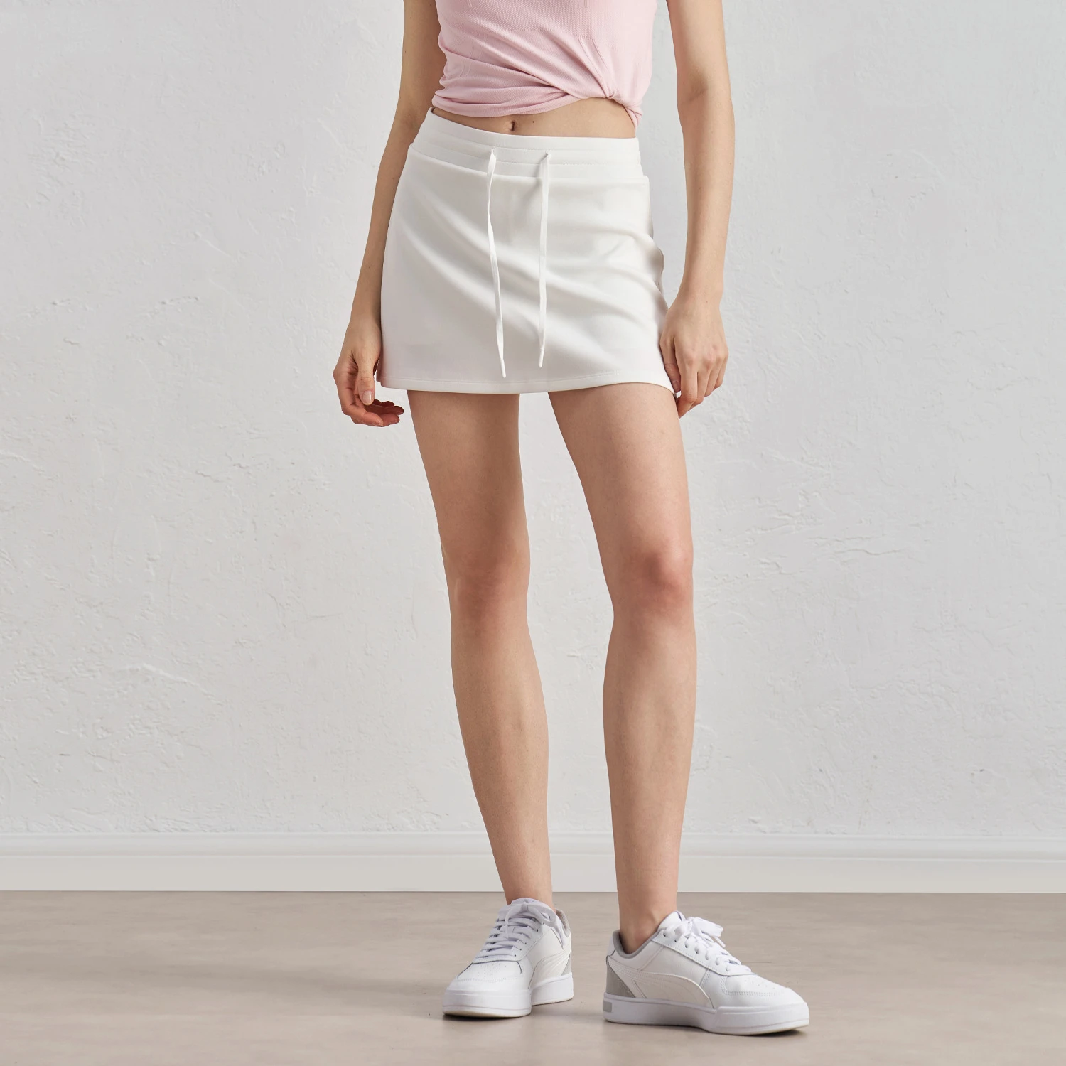 Mermaid Curve Air Layer Sports Yoga Skirt Women's New Summer High Waist Spice Girl A- line Skirt Slimming Casual Hip