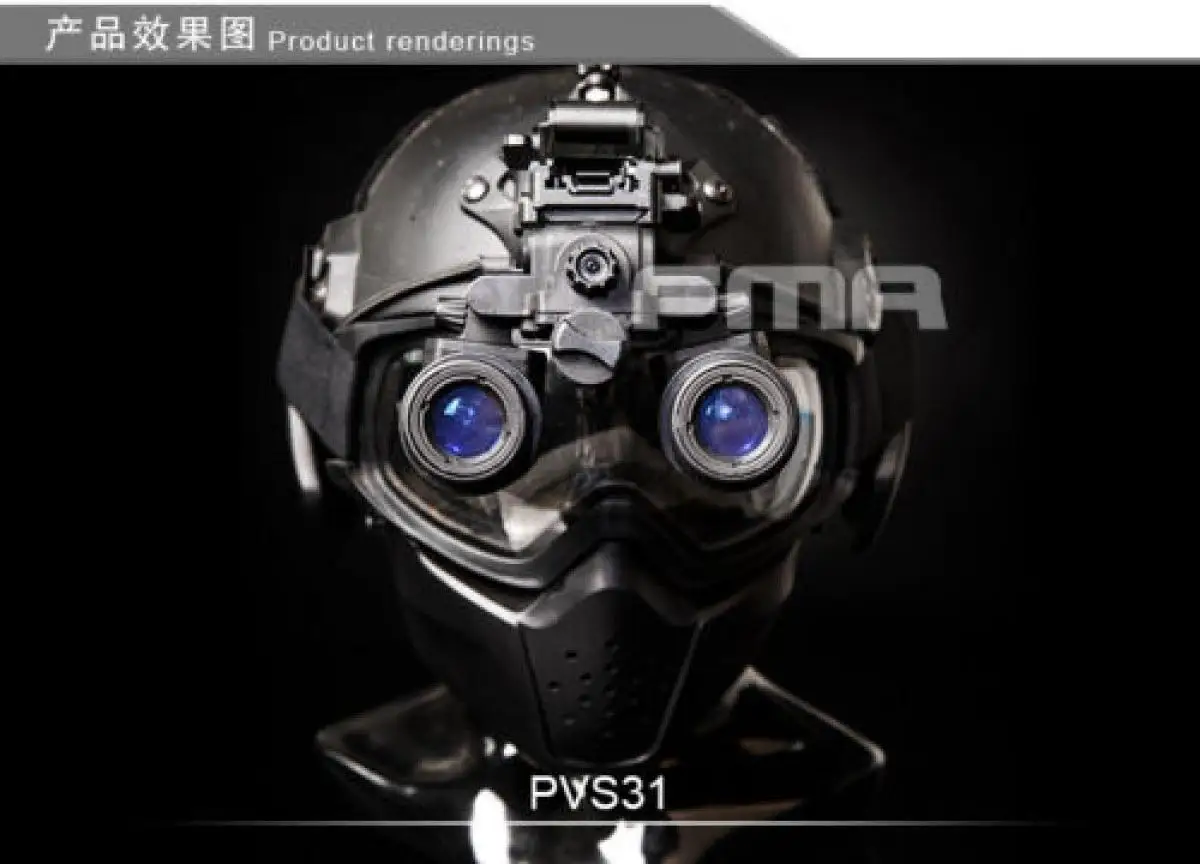 FMA тактическая стрелка динамический AN/PVS31 шлем очки ночного видения модель NVG муляж TB1284A