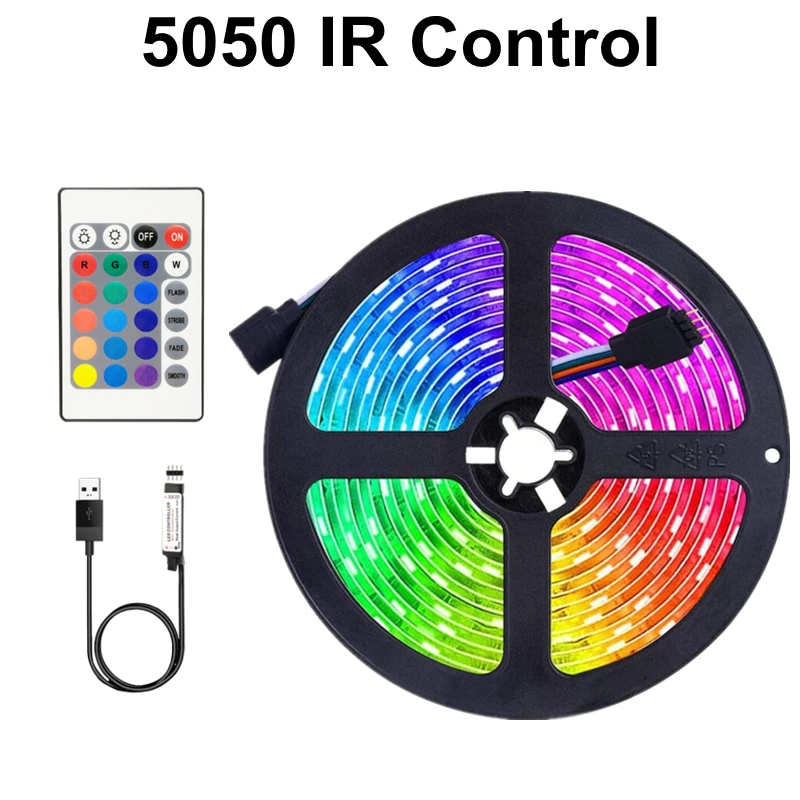 cuttable led strips 1M-30M LED Strip Light RGBIC WS2812B RGB 5050 Bluetooth Control USB Flexible Lamp Tape Ribbon Diode For Living Room Party Luces best outdoor led strip lights LED Strips