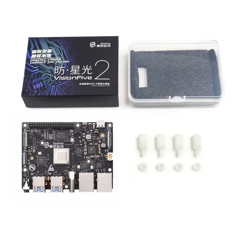 VisionFive2 RISC-V Starfive 1.5Ghz 64 Ʈ RV64GC JH7110 μ Linux  3D GPU