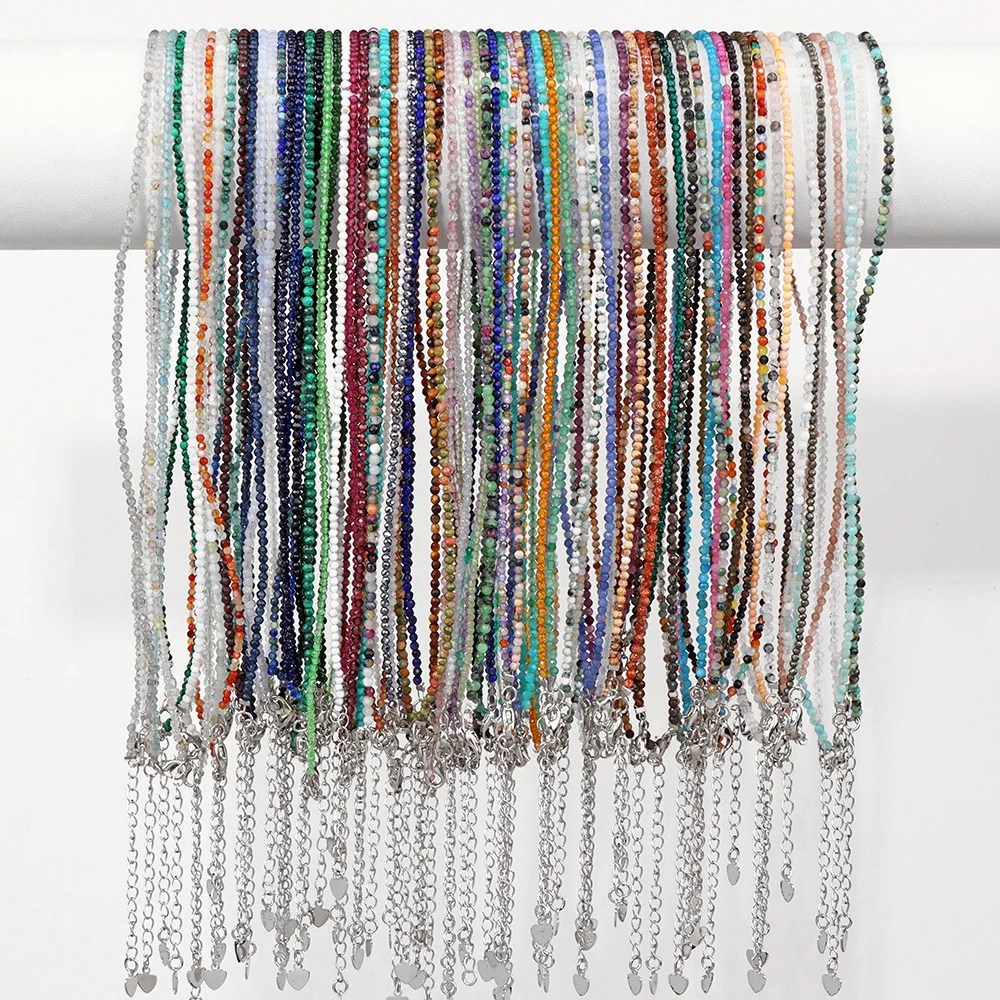 Collana In Pietre Naturali 18 Pollici - Perle 8mm, Con Scatola Regalo - Benefici E Bellezza