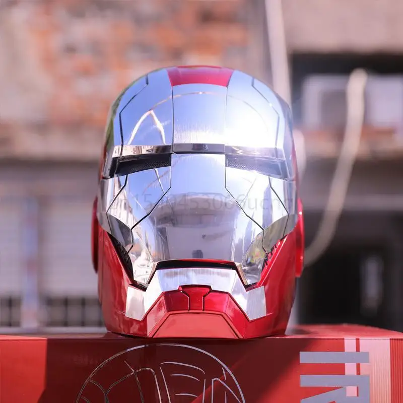 1/1 MK5 Iron Man Helm Prop Replik Mark 5
