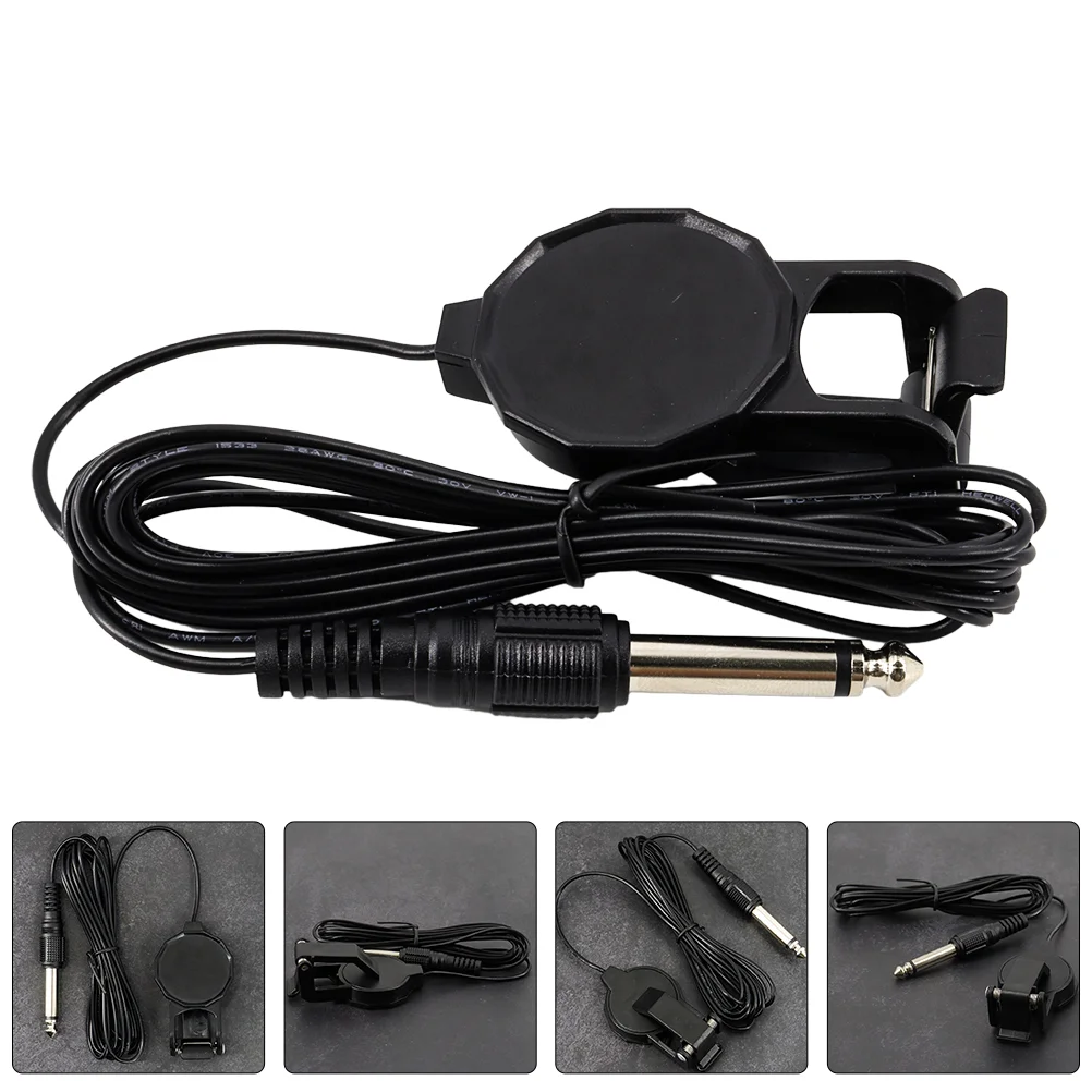 

Clip Pickup Musical Instrument Preamp System Guitar Accessories Ballad for Folk Parts Plastic