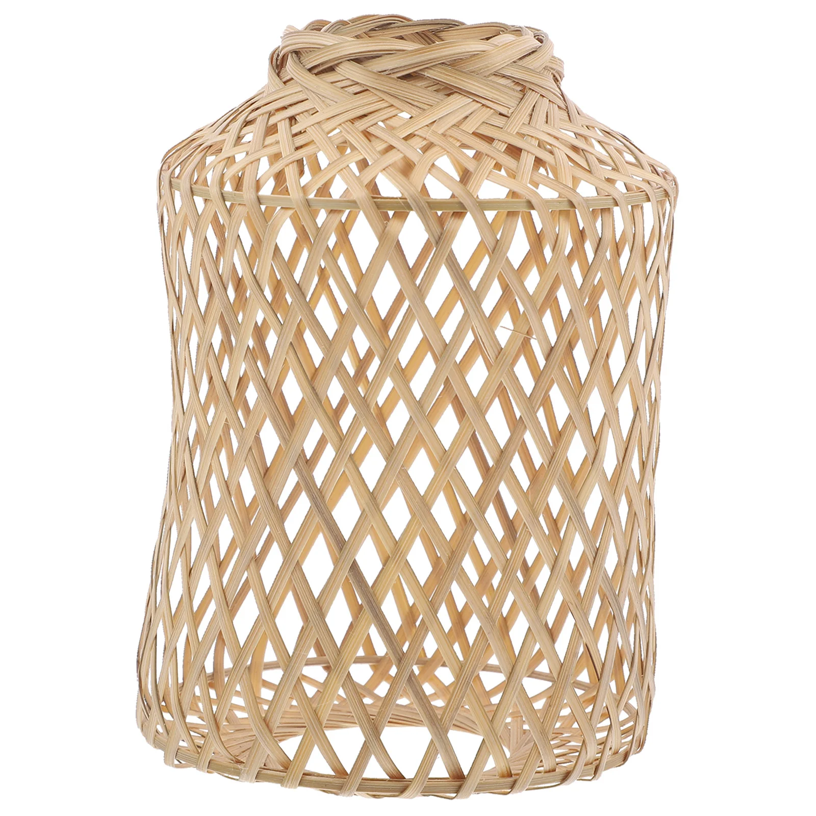 

Bamboo Lampshade Vintage Decor Uplighting Indoor Woven Pendant Decoration for Bedroom