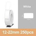 White 12x22 250pcs