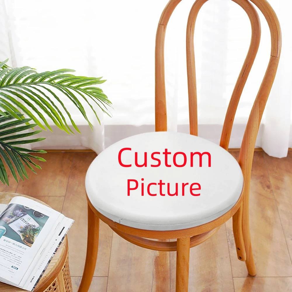 

Custom Round Chair Cushion Seat Pads Memory Foam Home Chair Seat Cushion Dining Room Office Chair Futon Outdoor Garden Cushions