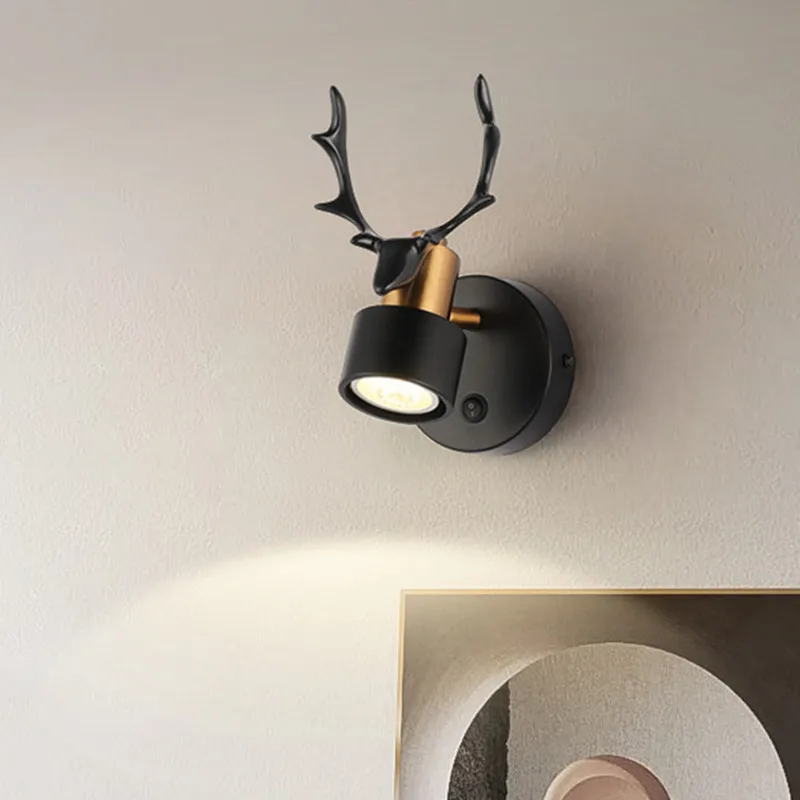 Modern Wall Lamps For Rotation Living Room Lights Bedroom bedside Aisle Corridor Foyer Hall Spin Indoor Lighting Home fixtures