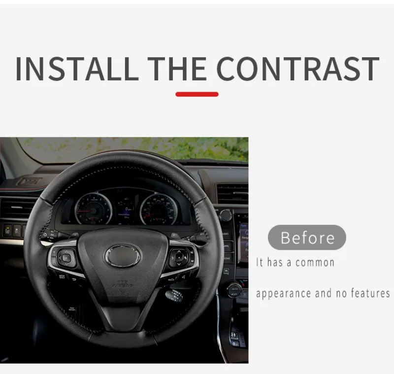 T-carbon Steering Wheel Paddle Shift For Toyota Reiz Camry Corolla Ralink Carbon Firber Styling Accessories Paddle Shifter