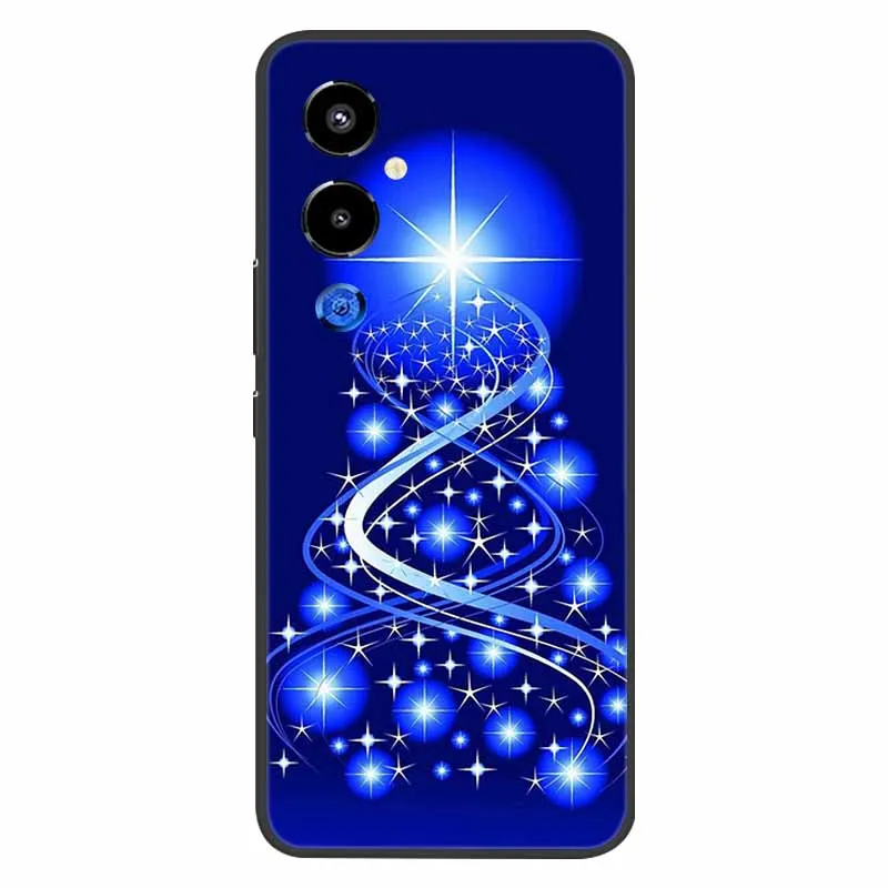 Christmas Silicone Soft TPU Phone Case - Festive Holiday Gift Cover