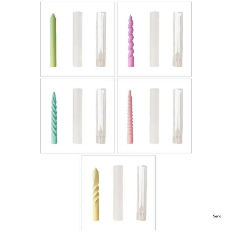 

Long Cylinder Silicone Mold Spiricle Molds Mould