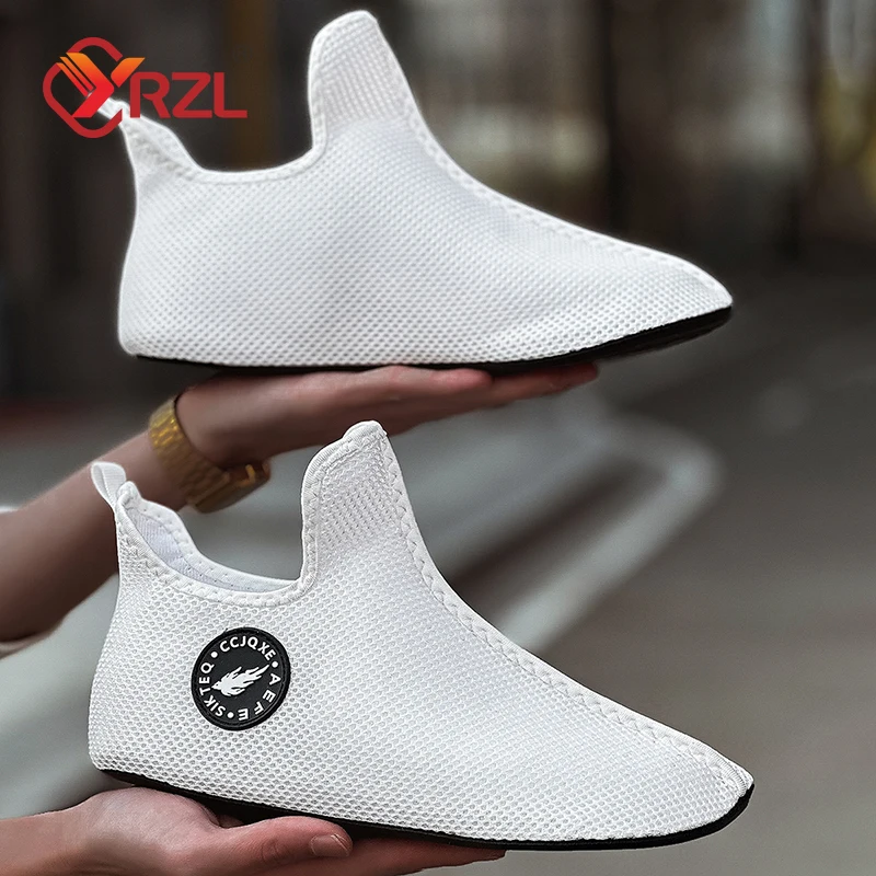 

YRZL Sneakers Men Casual High Top Shoes Comfortable Breathable Unisex Sports Shoes Non Slip Lightweight Shoes for Couple 36-47