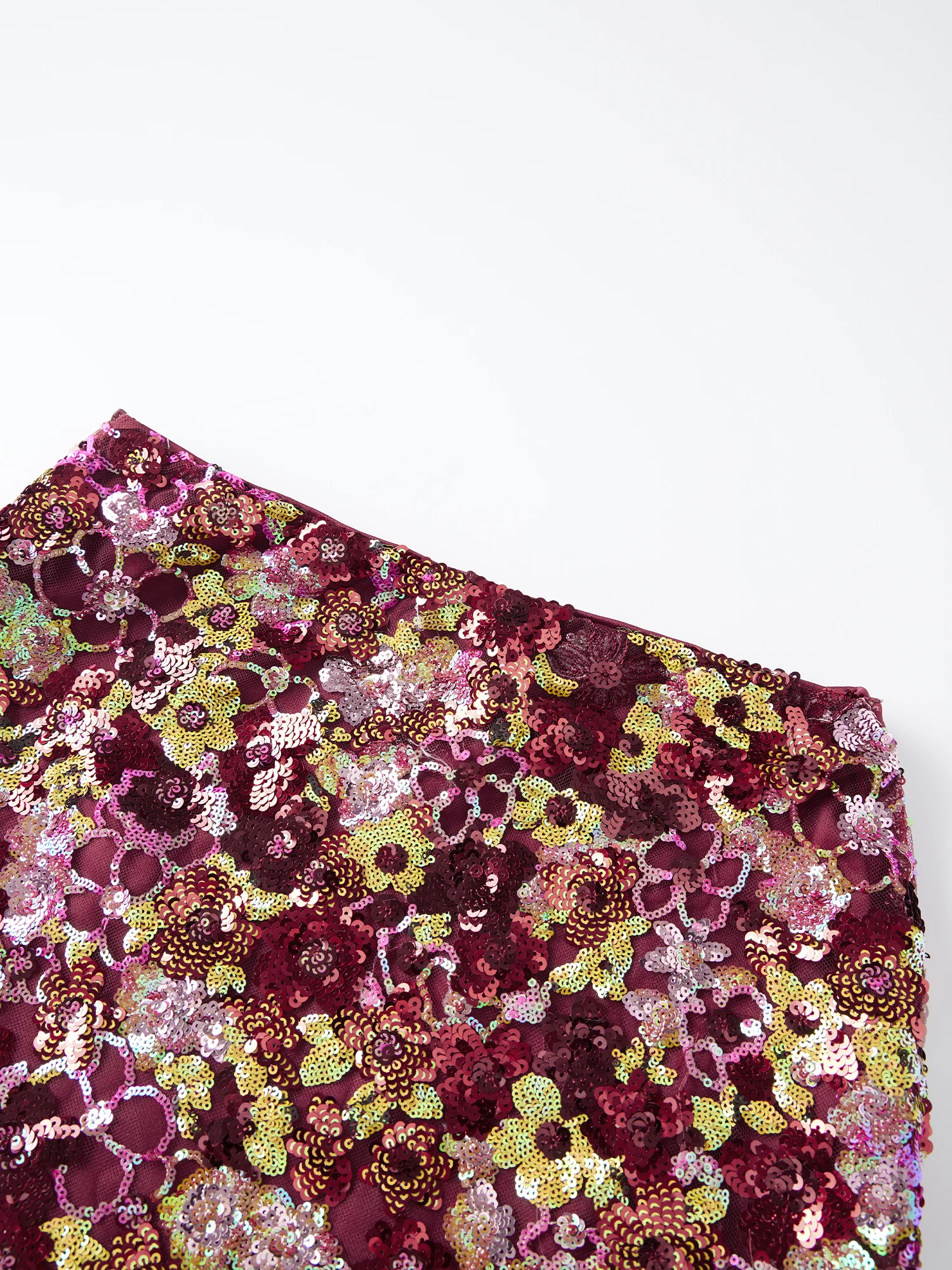 Women s Floral Print A-Line Skirt Elegant High Waist Knee Length Midi Skirt for Spring and Summer Fashion