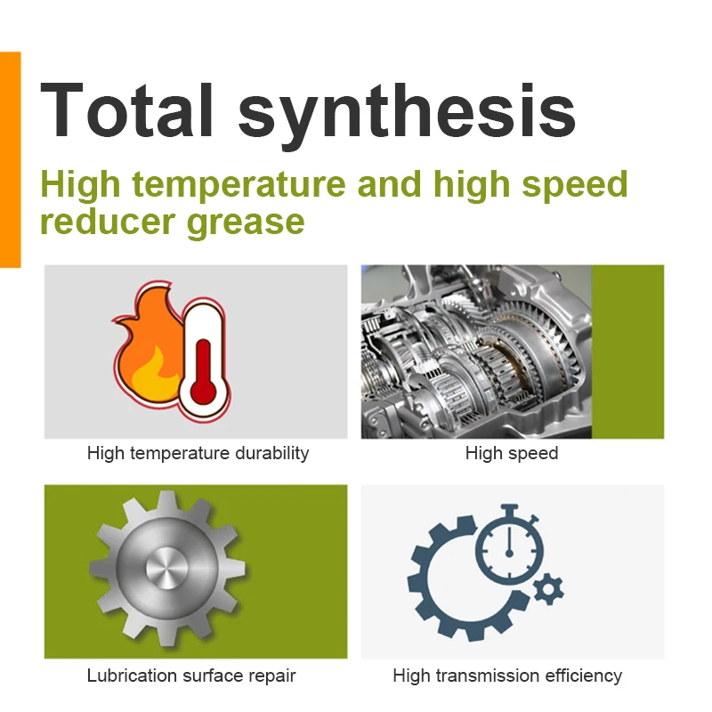 Fully synthetic high temperature and speed reducer grease Power tool plastic gear lubricating
