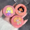 Gege Bear Air Cushion Blush Cream Waterproof Lasting Natural Cream Cheek Tint Blush with Puff Peach Pink Rouge Girl Blush Makeup 4
