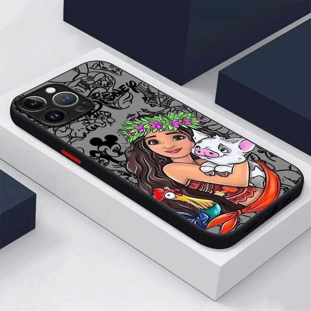 thumbnail image 1 of Disney Princess Funny Case para Apple iPhone XR 7 15 Plus 8 14 Pro 12 Mini 11 X XS SE 13Pro Max Soft Cover, 1 of 5