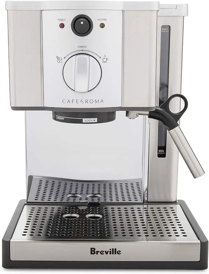 

Breville ESP8XL Cafe Roma Stainless Espresso Maker,1.2 liters