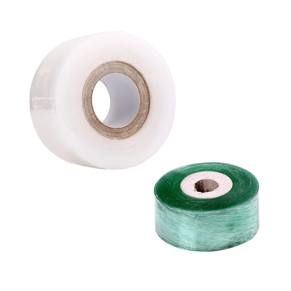 Grafting Tape 1 Roll PE Grafting Tape Film Self Adhesive Garden Tree Plant Seedling Vine Tomato Grafting Accessories Stretchable 2mm 3mm Width