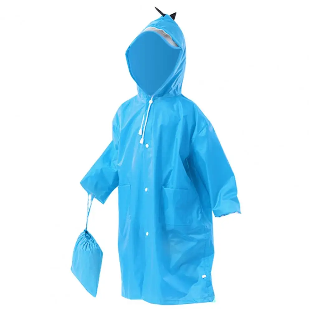 Kids Raincoat Waterproof Dinosaur Rain Jacket Boys Girls Rain Poncho Windbreaker Coat Hooded Coat capa de chuva infantil