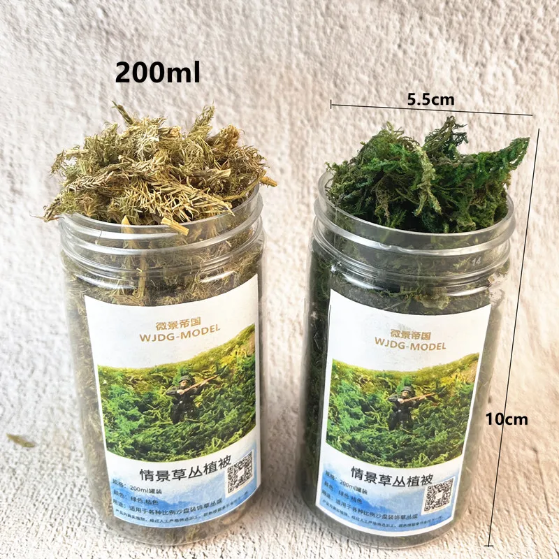 

200ML/Bottle Military Model Scene Materials Bush Grass Plant For HO Railway Landscape Layout Diorama Kits