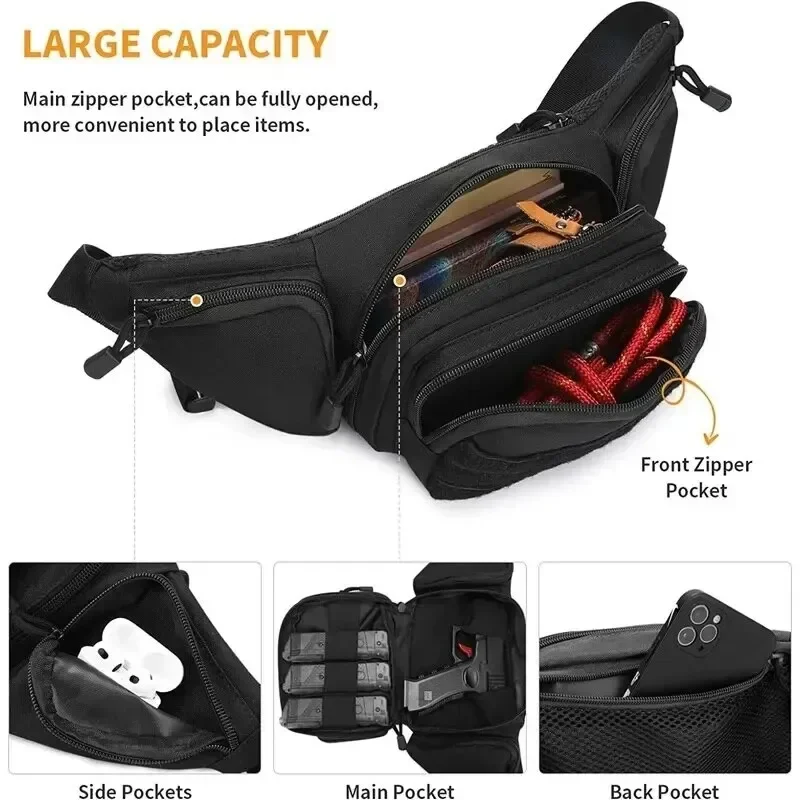 ST8 Multi Functional Waist Bag Camping Cycling Running