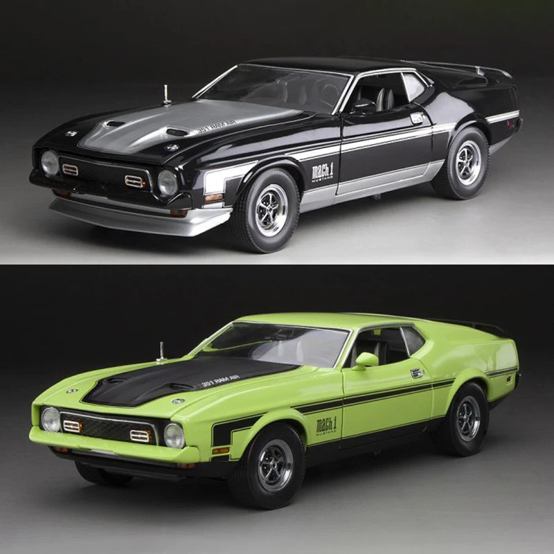 

SunStar Diecast Alloy 1:18 Scale Ford Mustang 1971 Car Model Adult Classic Nostalgia Toy Souvenir Collection Gift Static Display