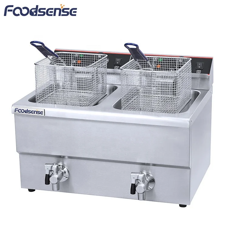Commercial Fish Potato Plantain Chips Fats Fryer Frying Machine Electric Turkey Industrial Deep Fryer 3