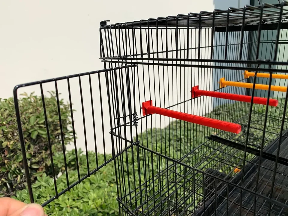 Set of 4 Stackable Bird Cages for Finch