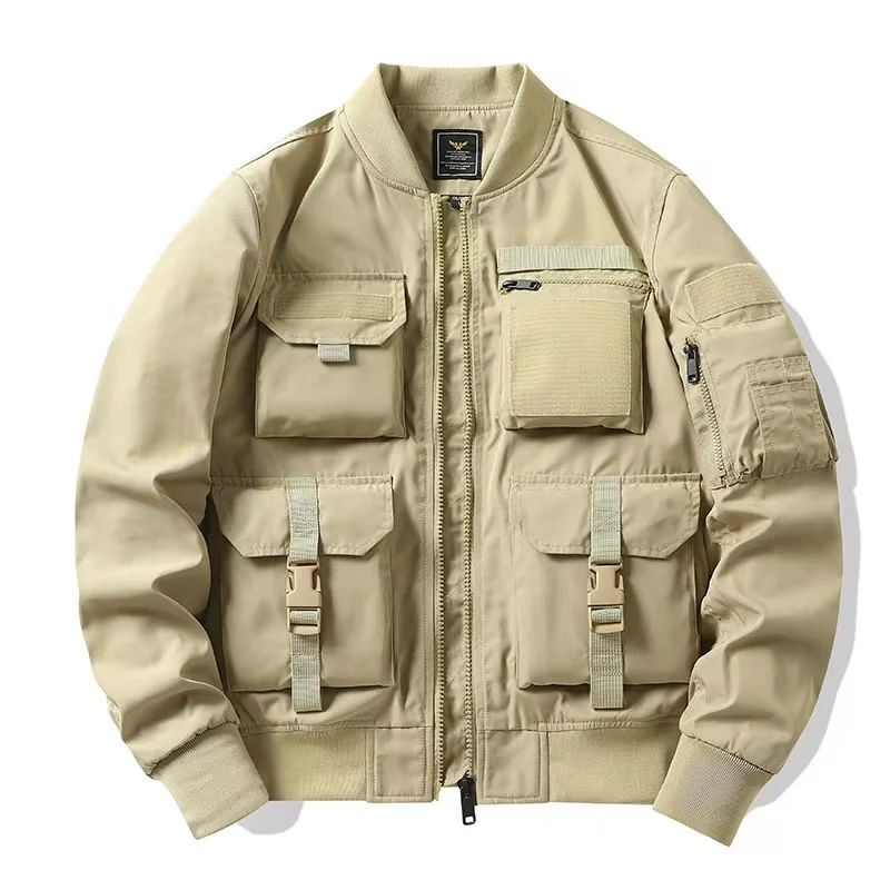 2027 XKK Brad Pitt Fury WW2 Tanker Khaki Spring Military Cotton