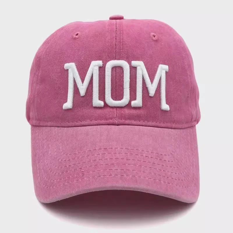 DAD MOM Embroidery Cotton Adjustable Baseball Cap Fashion Women Men Casual Outdoor Sport Visors Caps Parents Gift Trucker Hat 6