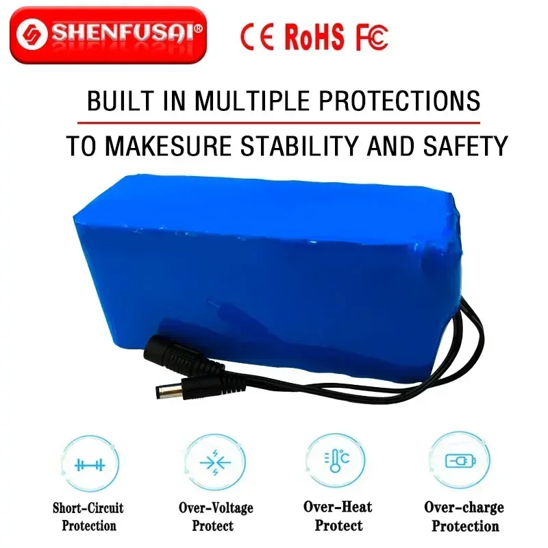Special offer 12V 3s8p rechargeable battery pack 800W 80000mah, suitable for miner's lamp or other electronic equipment, 4