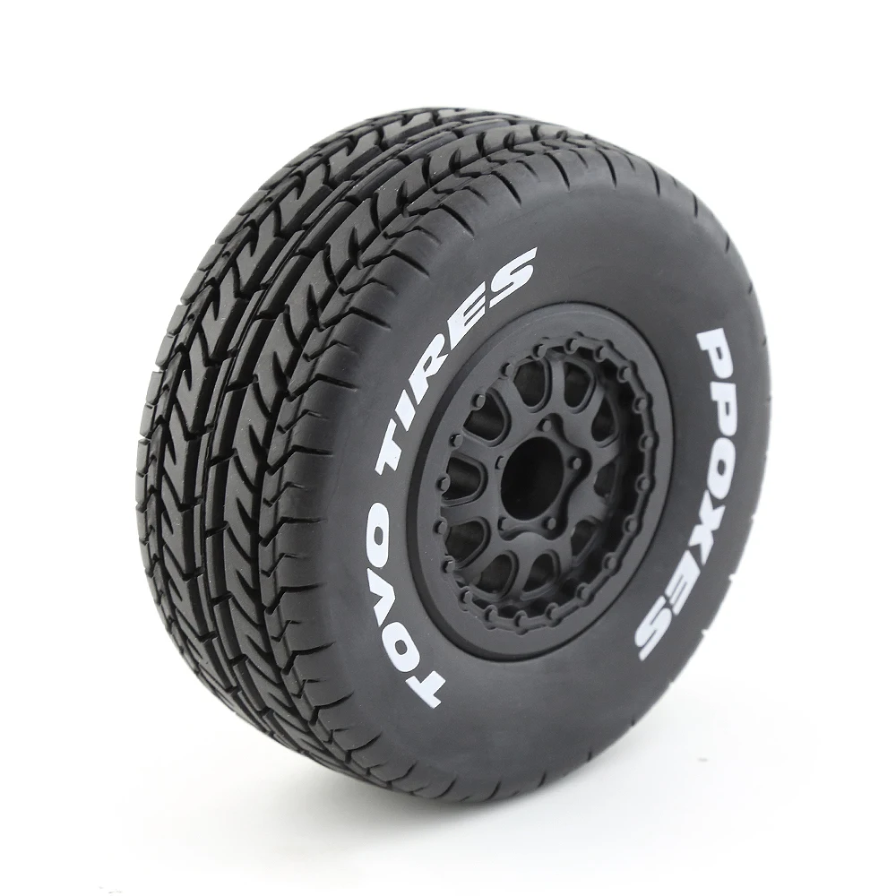 Pneus RC 1/10 Tout Terrain 4pcs - Compatibles Traxxas Slash, ARRMA Senton
