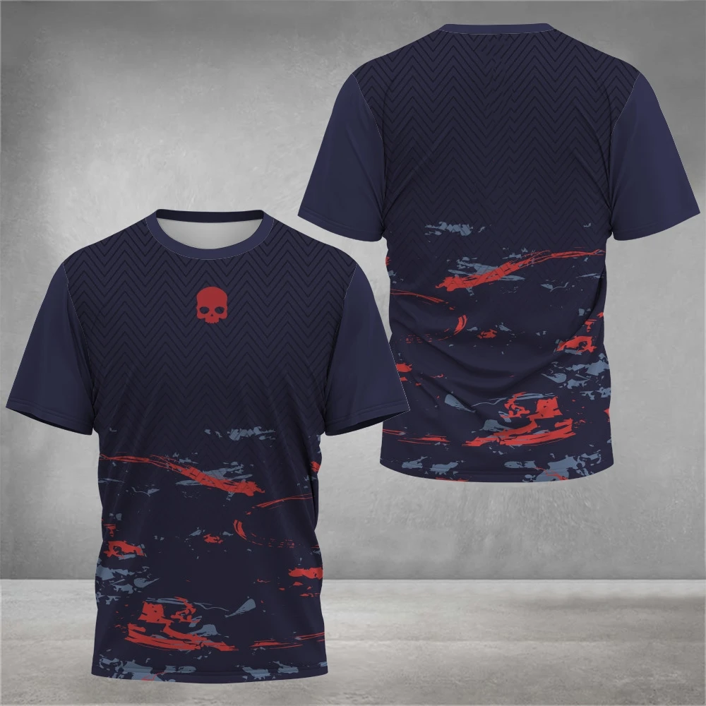 Sport T Shirt Men Summer Gym Crew Neck Short Sleeve Tennis Running Casual Comfort