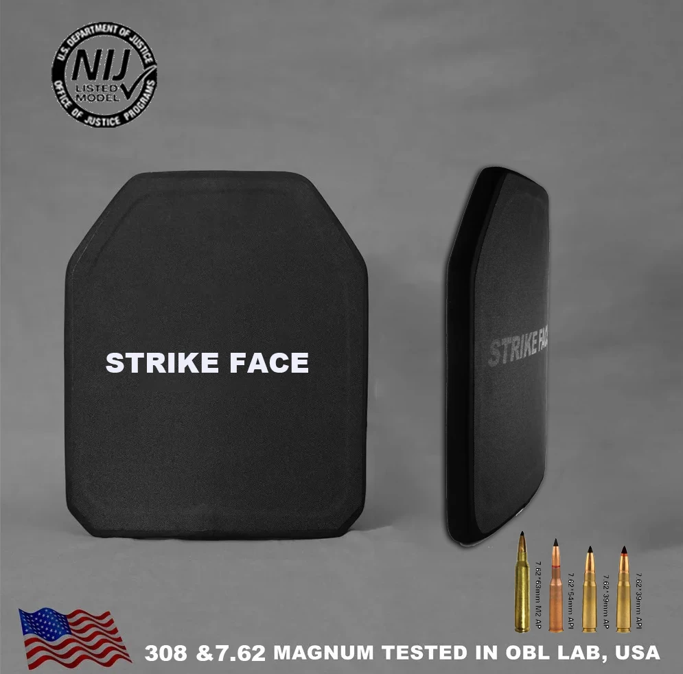 

High Protective Self-Defense 2 Pieces Tactical NIJ IV Bulletproof Plate One Couple Ballistic Panels Backpack Armor Panel AK47