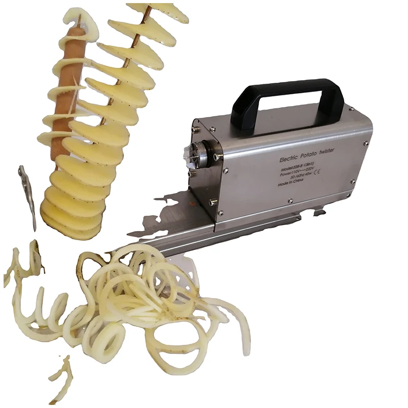 Commercial stainless steel fast slicer, stainless steel potato and carrot slicer, potato stick whirlwind slicer