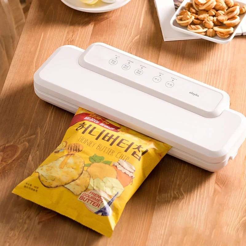 Youpin Olayks Vacuum Packaging Machine Household Plastic Bag Sealer for Plastic Bags Electric Vacuum Pump Degasser Food Keeper 4