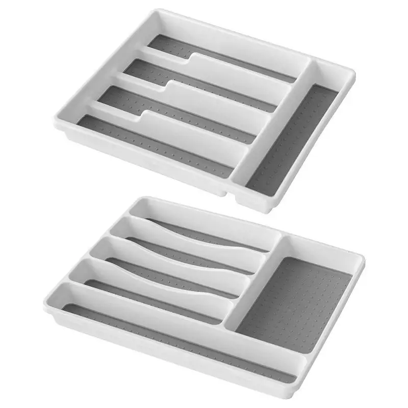 

Flatware Storage Case Silverware Drawer Organizer Expandable Utensil Tray for Kitchen Cutlery Holder kitchen accessories
