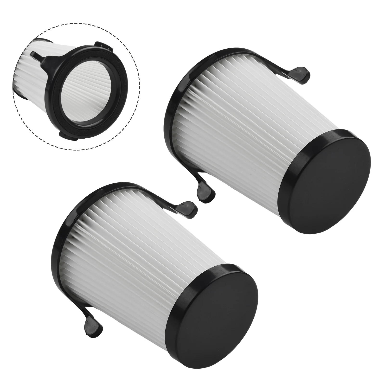 

Kit Combination Cleaning Brush Filters Superior Performance with 2pcs Replacement Vacuum Filters for Milwaukee 0850 20
