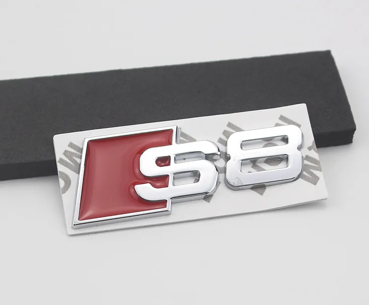 car bonnet sticker Original Plastic Sticker For Audi Sline S3 S4 S5 S6 S7 S8 Logo A3 A4 A5 A6 A7 A8 Emblem Badge Decal custom decals for trucks