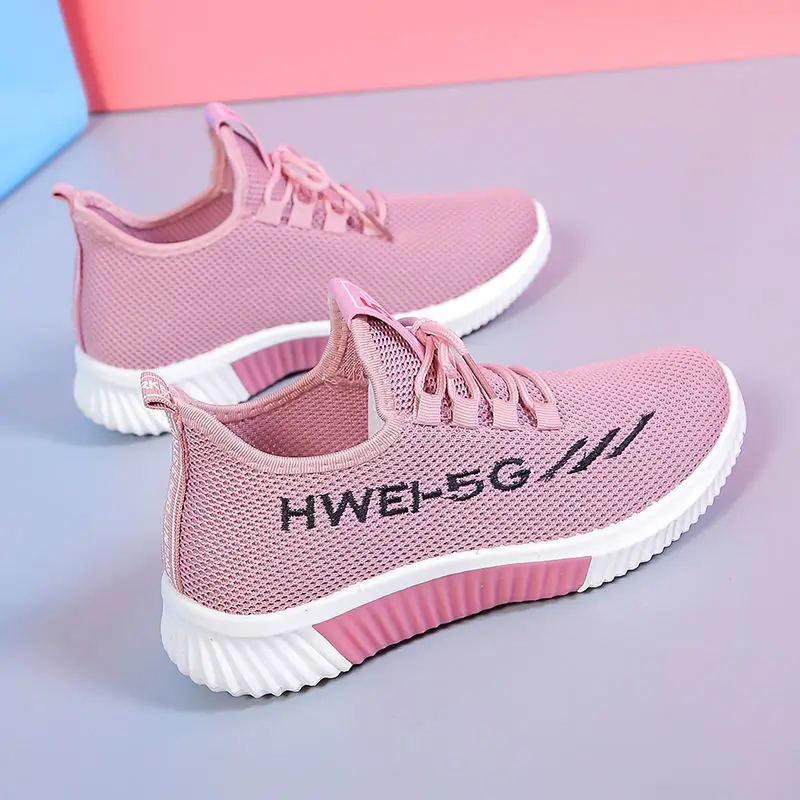 Women's Sports Shoes Summer Breahtable Mesh Woman Casual Sneakers Tennis Female Running  Shoes For Women 2023 Ladies Sneakers