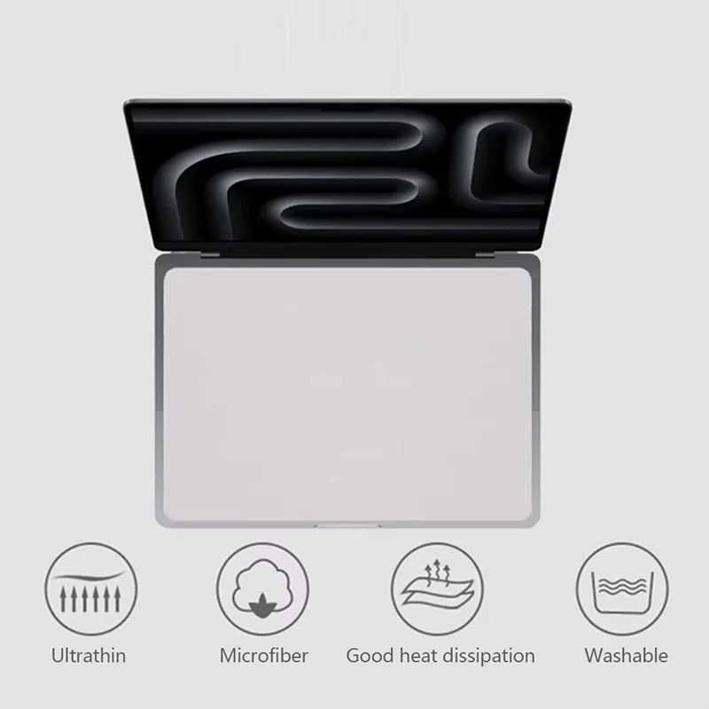 Premium Microfiber Screen Cleaning Cloth and Dustproof Cover