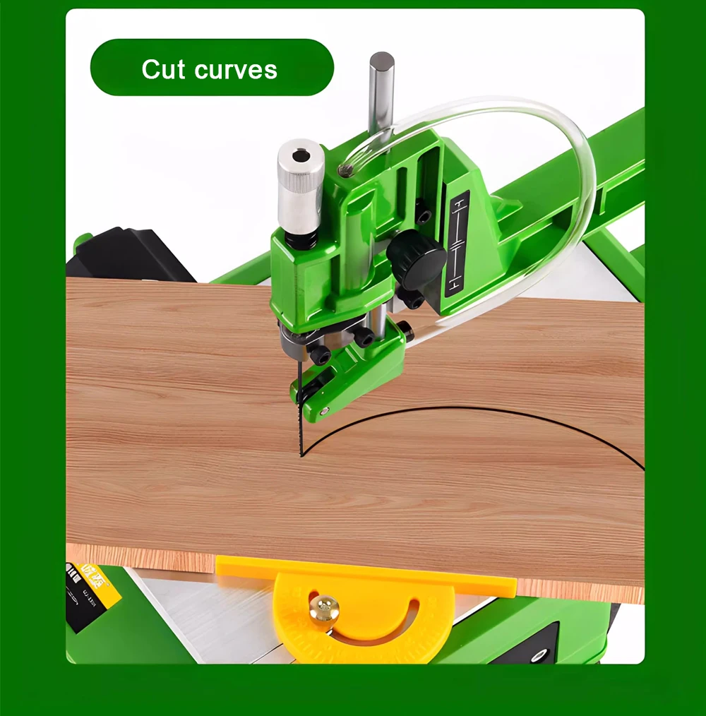 Desktop Jigsaw Small Curve Saw Electric Multi-Function Scroll Saw for Straight C