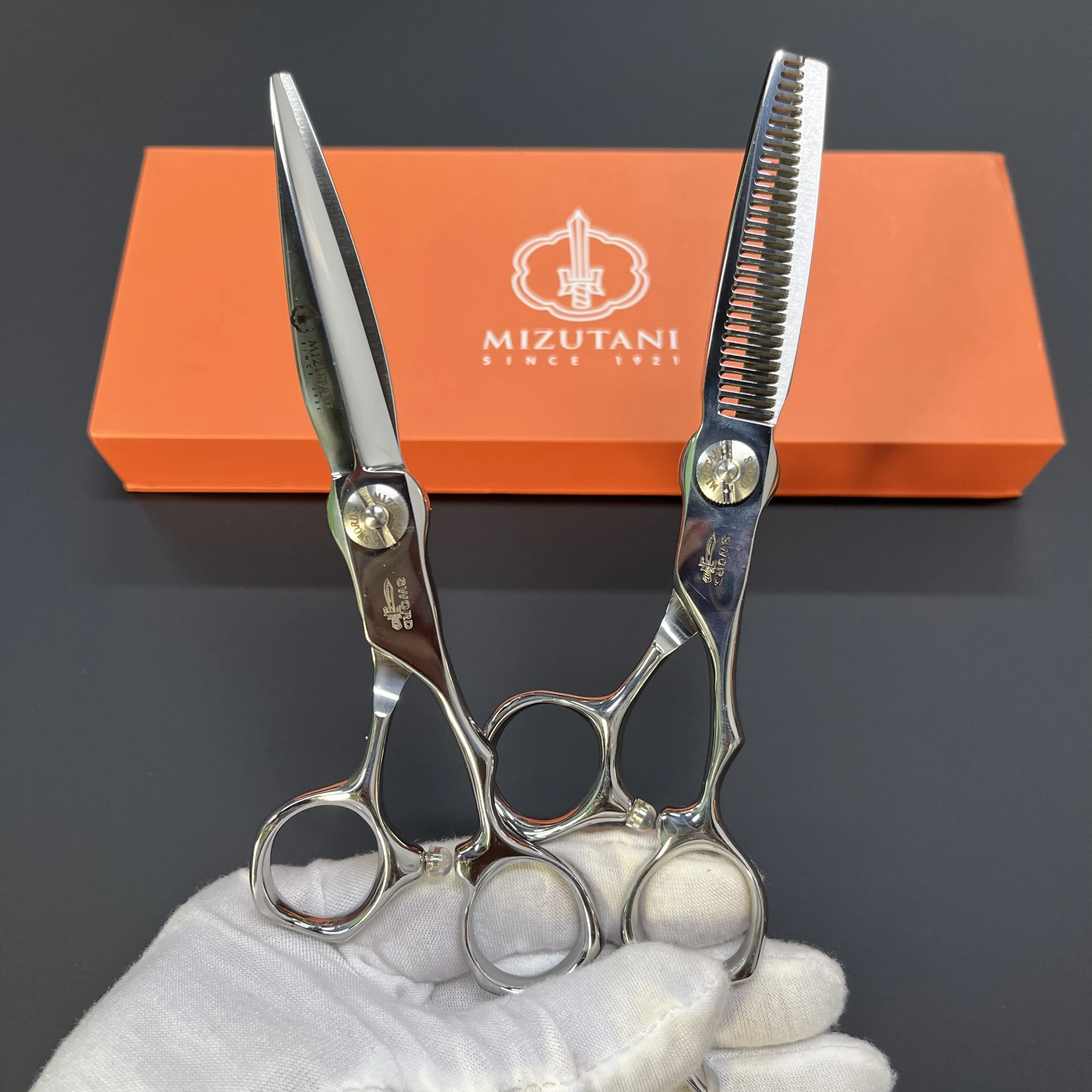 Description Picture 2 of itemMizutani Hair Scissors SWORD Sword Series D19 Flat Cut Hair Salon Special Hair Cutting Stylist Special