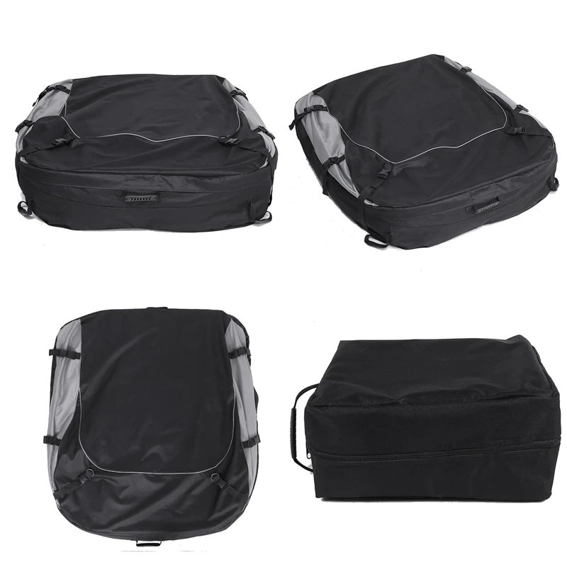 

600D Water Car Luggage Bag Proof SUV Foldable Travel Equipment Roof Bag Storage Box Luggage Rack Bag